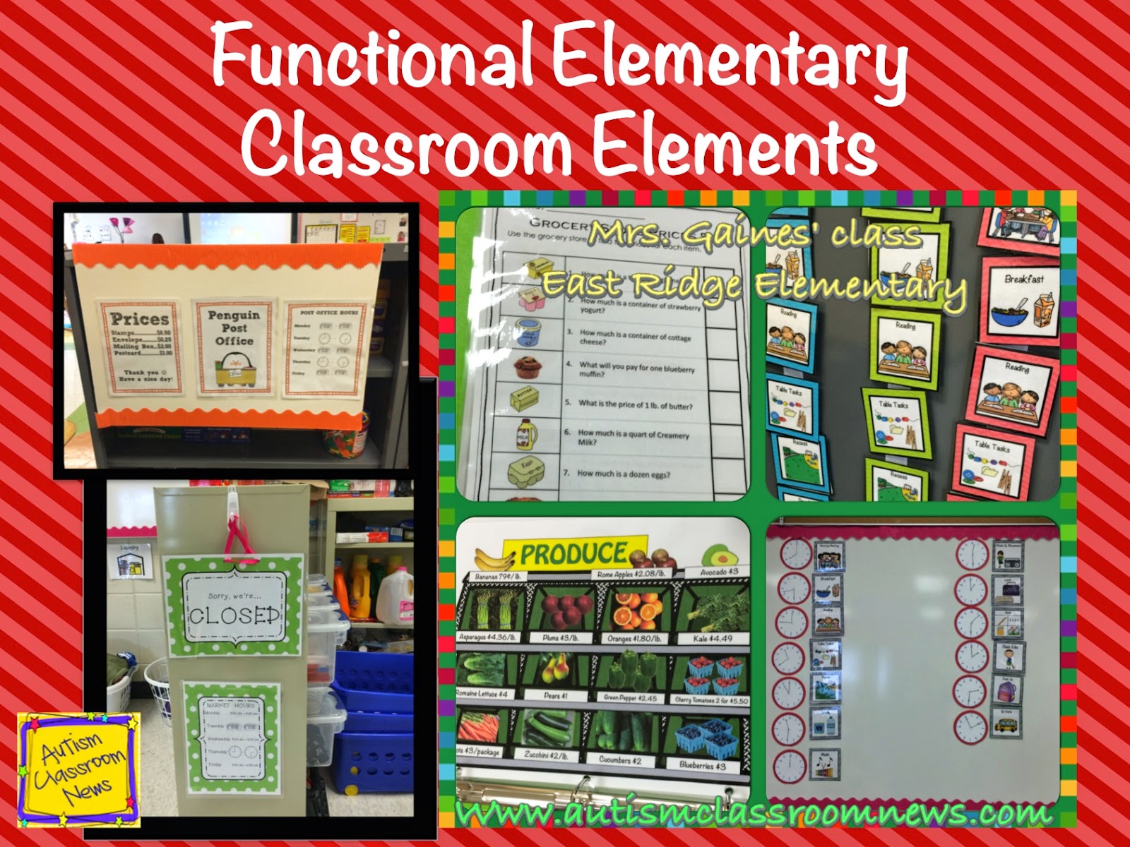 Autism Classroom News Functional Elementary Classroom Elements