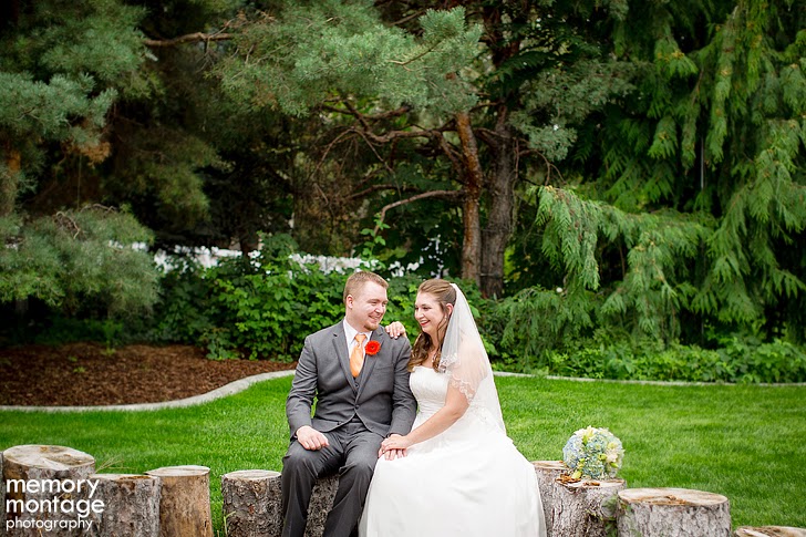 cascade garden wedding photography