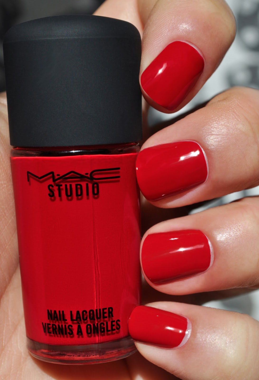Instantly Attracts Attention...MAC Red, Red, Red Studio Nail Lacquer