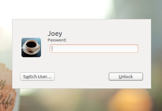 Tela de bloqueio Ubuntu 14.04 Tela de Bloqueio do Ubuntu