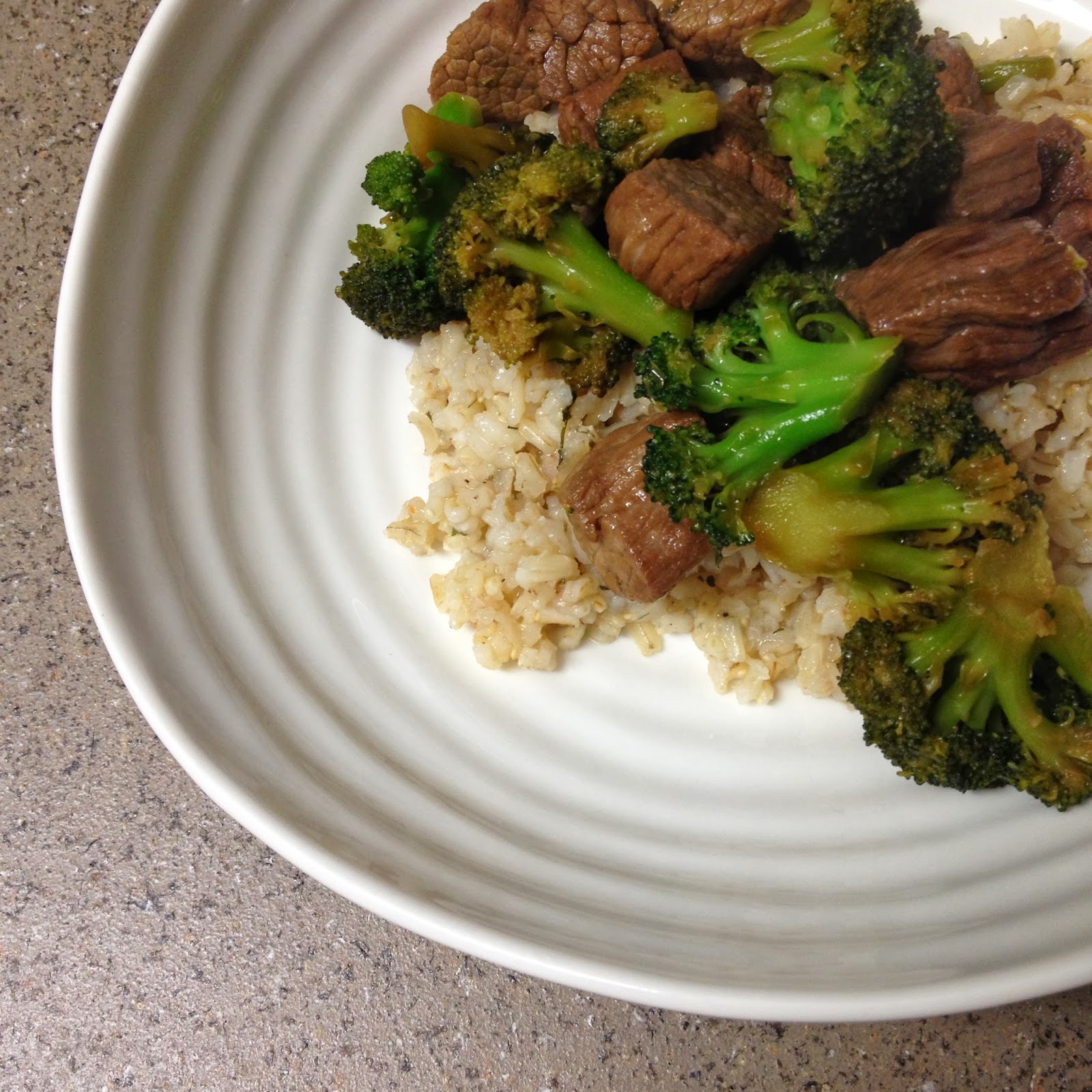 Chelsea's Health: beef & broccoli with teriyaki sauce