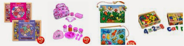 Today Only! Get 50% Off of Select Melissa and Doug Toys
