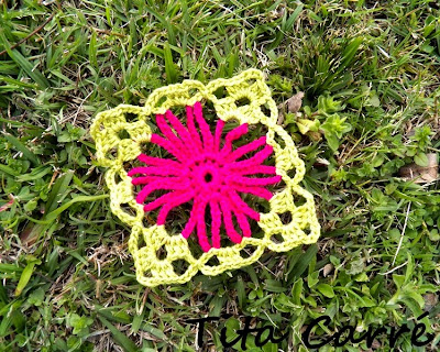 Square Primavera em crochet tita carre