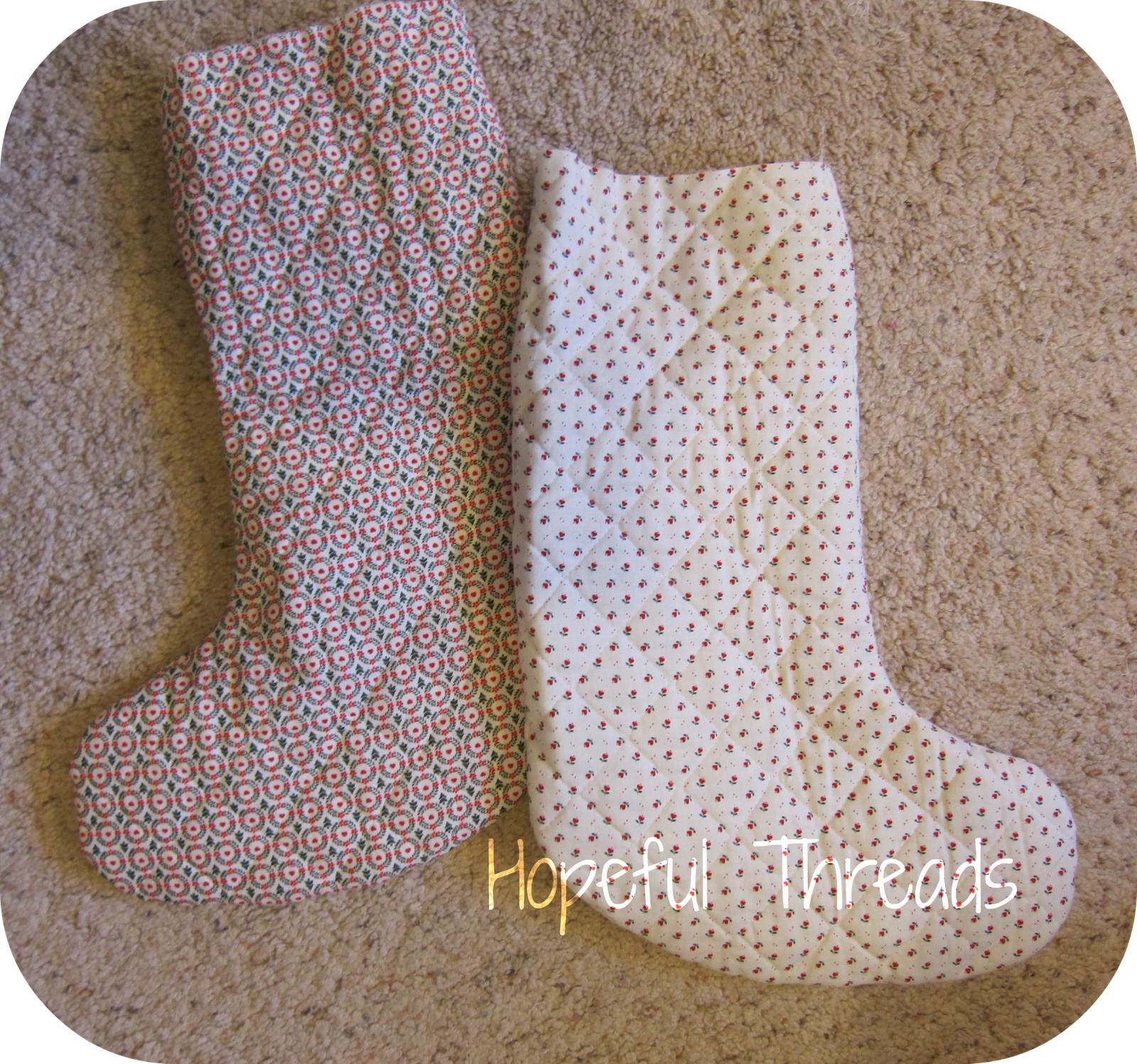 Hopeful Threads Easiest Stocking Tutorial EVER!