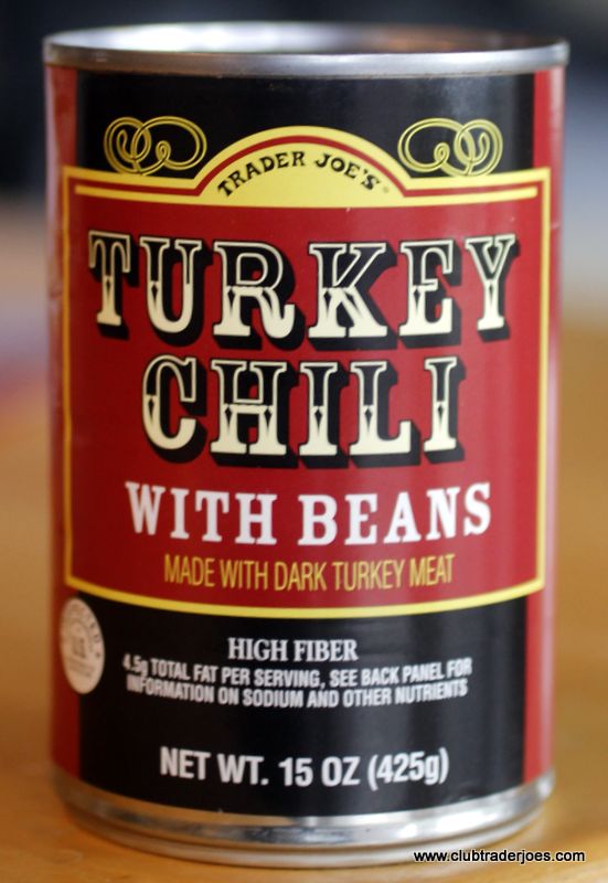 Trader Joe's Turkey Chili with Beans Club Trader Joe's