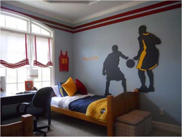 Dormitorios tema baloncesto - Ideas para decorar dormitorios