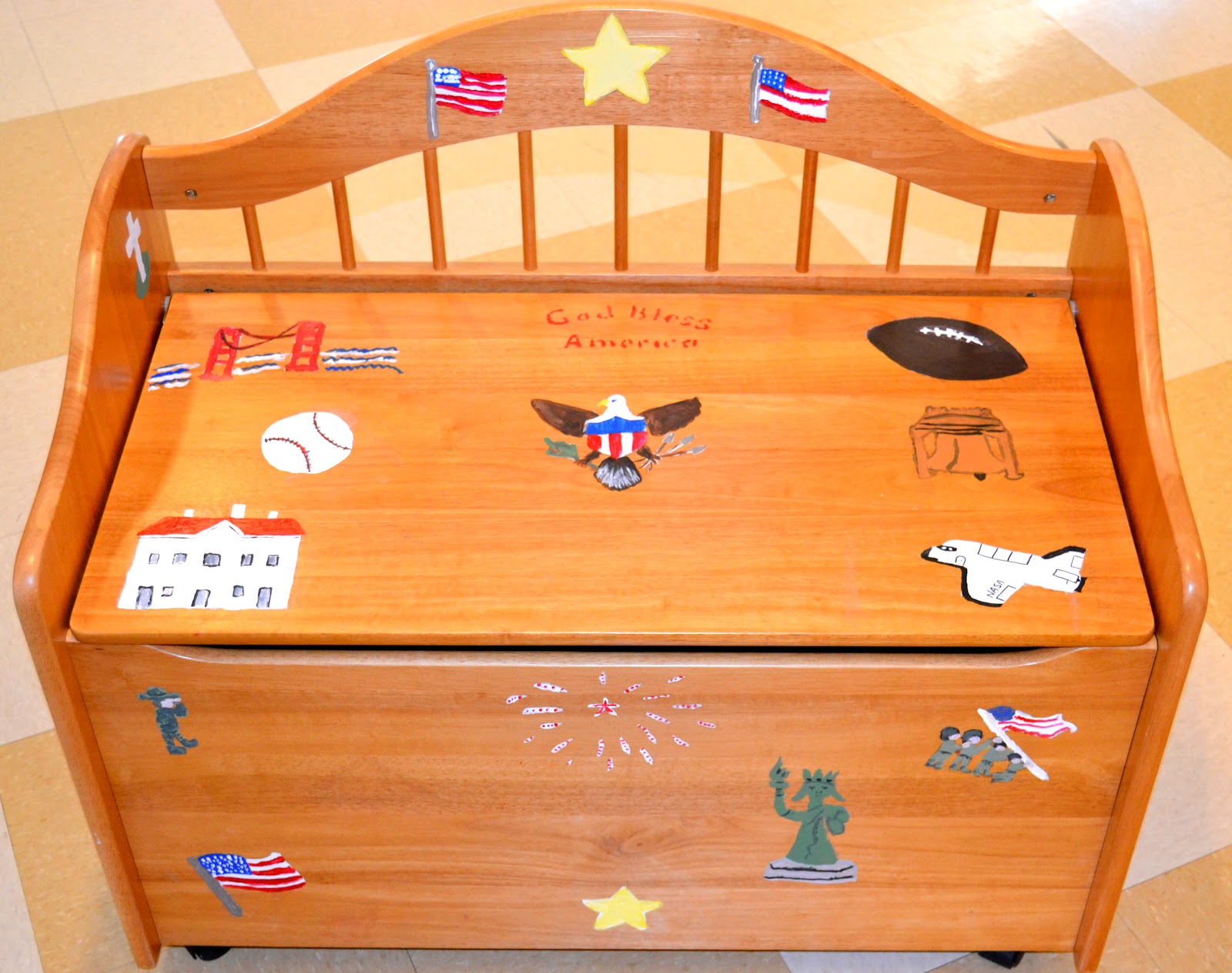 Toy Chest Auction Project Art Class Ideas