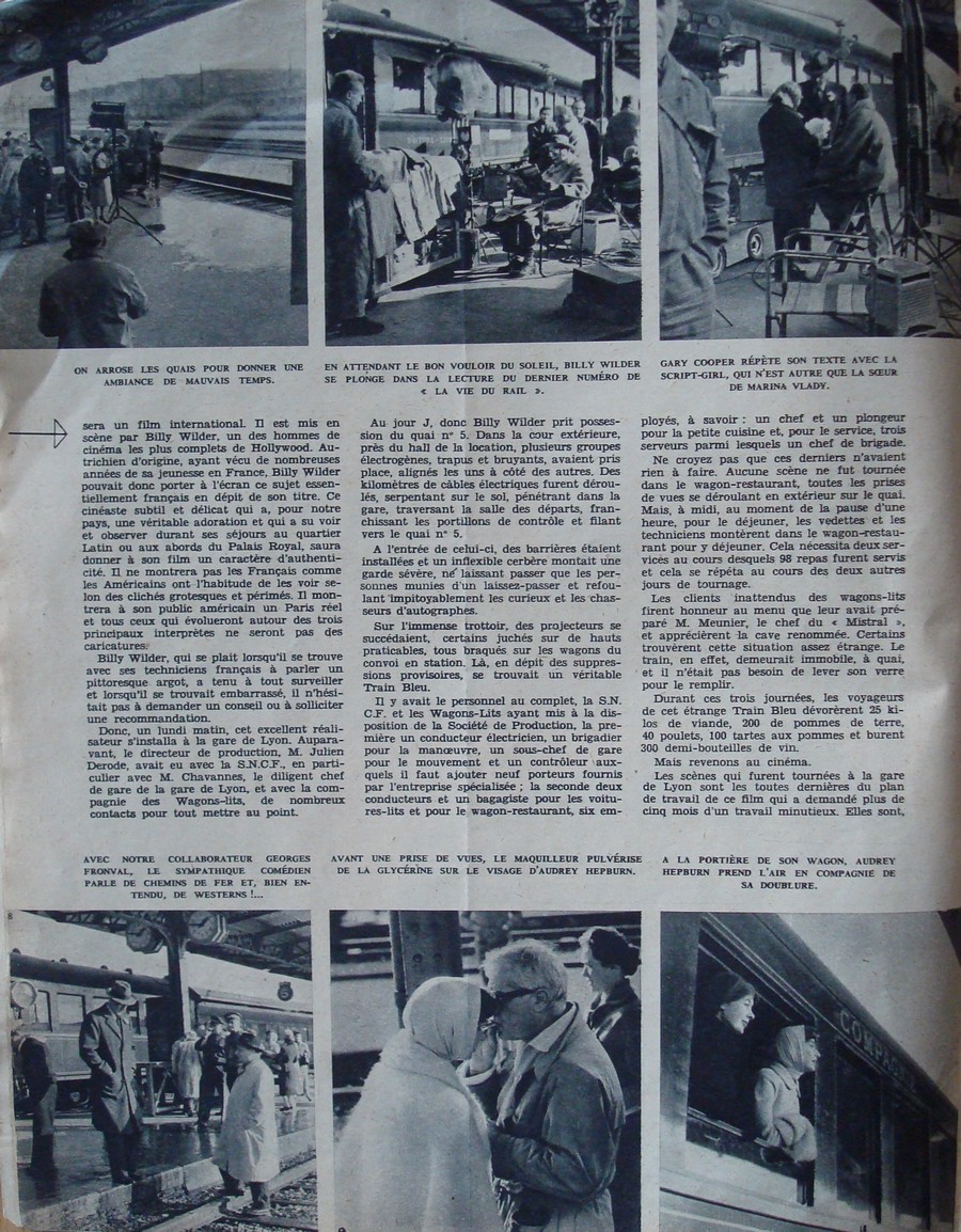 La vie du rail, sur le tournage de Ariane (1957) Vie+du+rail+ariane+3