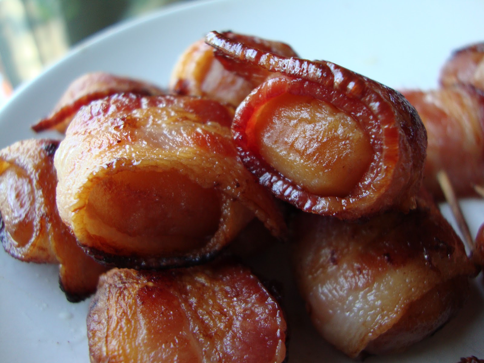 The Italian Fork Bacon Wrapped Water Chestnuts