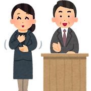 手話通訳士のイラスト