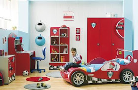 DORMITORIO INFANTIL PARA NIÑOS QUE LES GUNTAN LOS CARROS - CAR BEDROOM