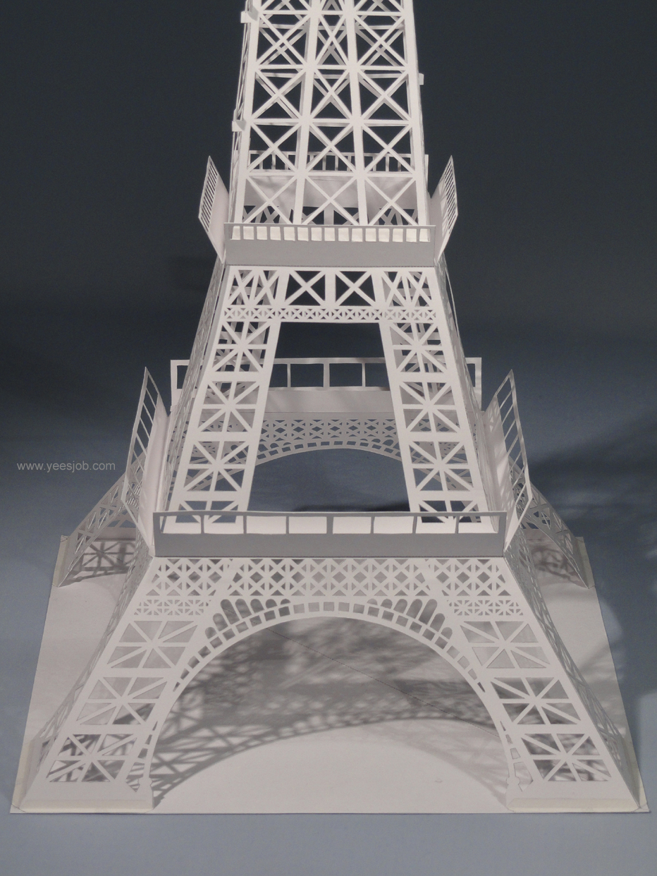 The Kingdom of Origami Architecture Eiffel Tower Origami Architecture