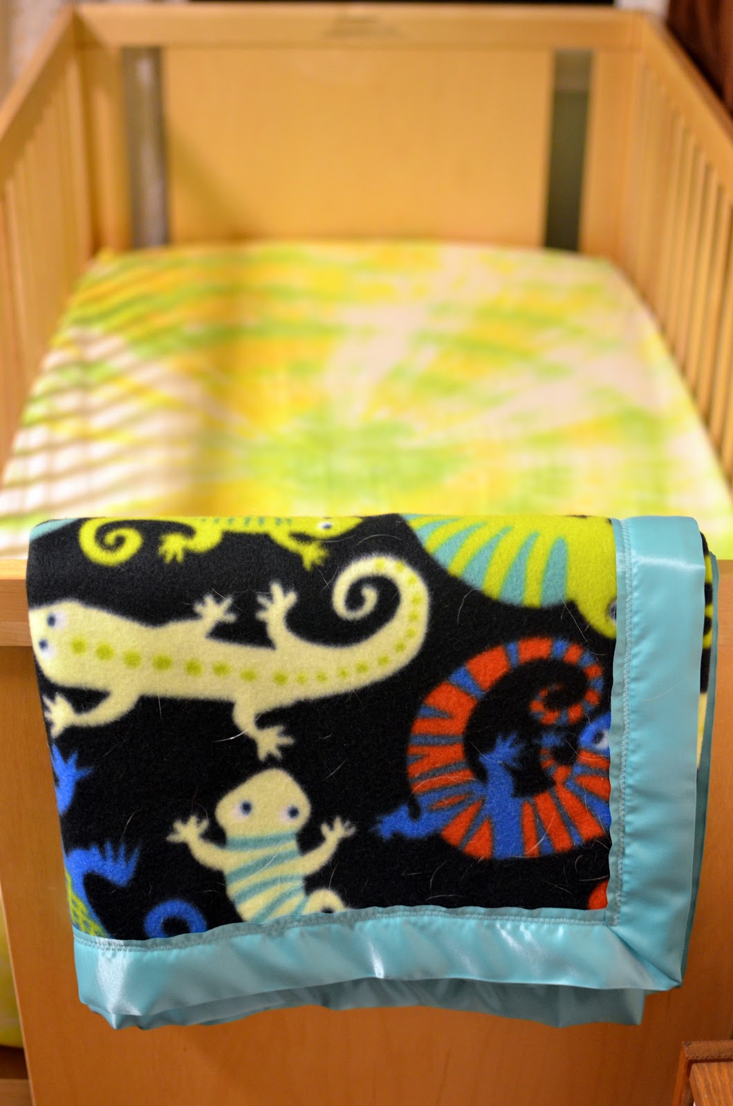 Hot Buttered How to Make a Crazy Easy Baby Blanket