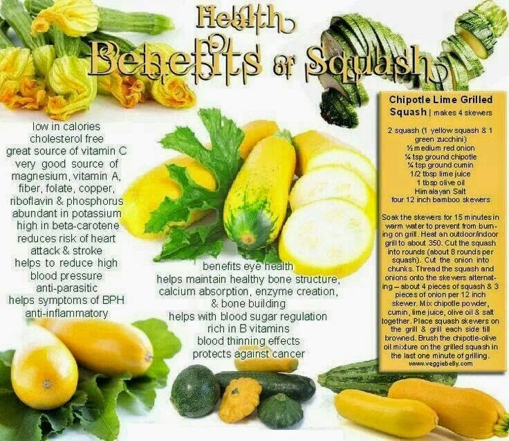 Your Health with Nutrition Health Benefits of SQUASH