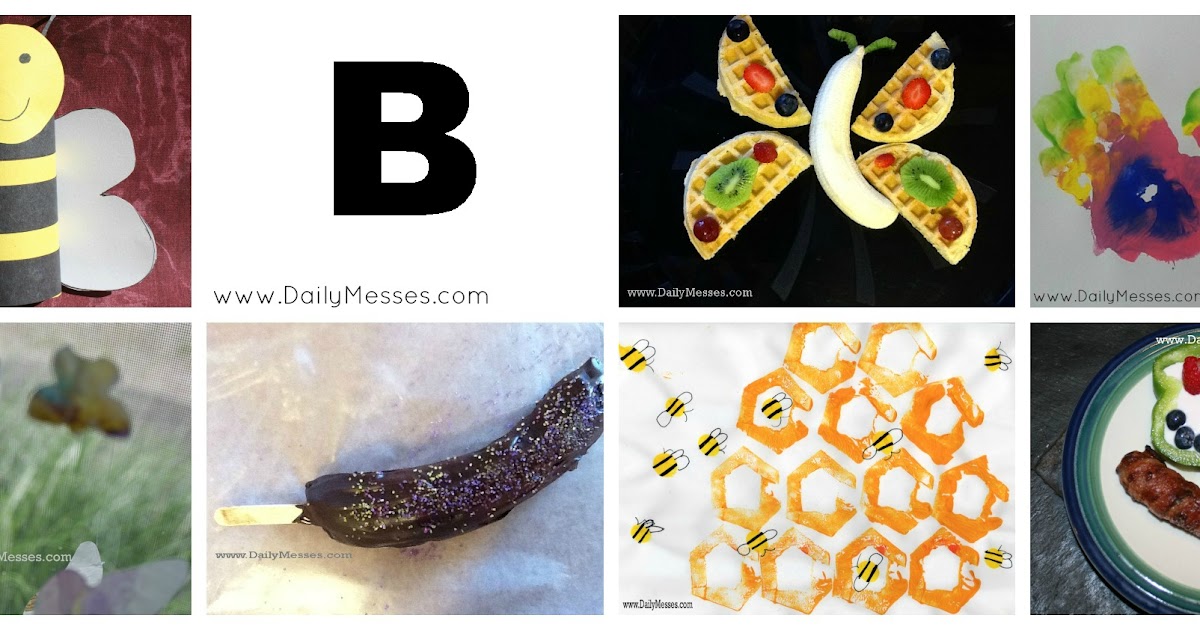 Daily Messes B is for Bananas, Barbie, and Boat