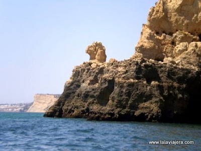 La esfinge Esfinge, Grutas Lagos, Algarve Portugues