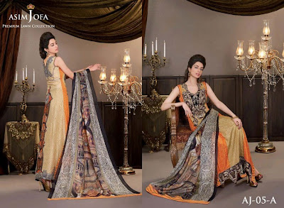 Asim Jofa Premium Lawn Collection 2013 summer For Ladies