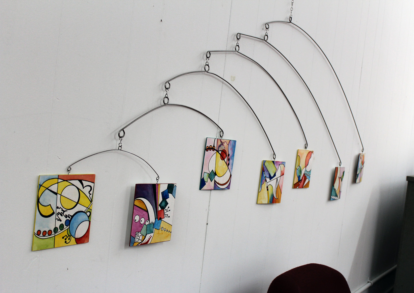 Watercolor Paintings and Mobiles by Carolyn Weir Large Mobile