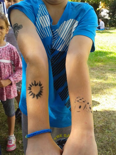 Airbrush Tattoo Aktion bei den Ferietagen in Garbsen