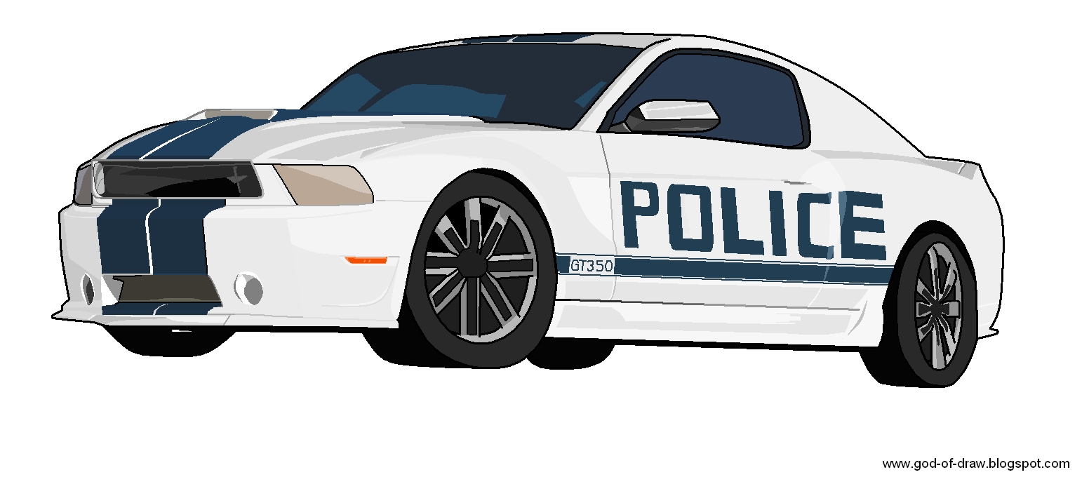 Police Car Drawings Police car drawing made with