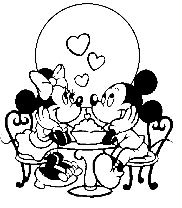 Kids Page: - Disney Valentines Day Best Coloring Pages
