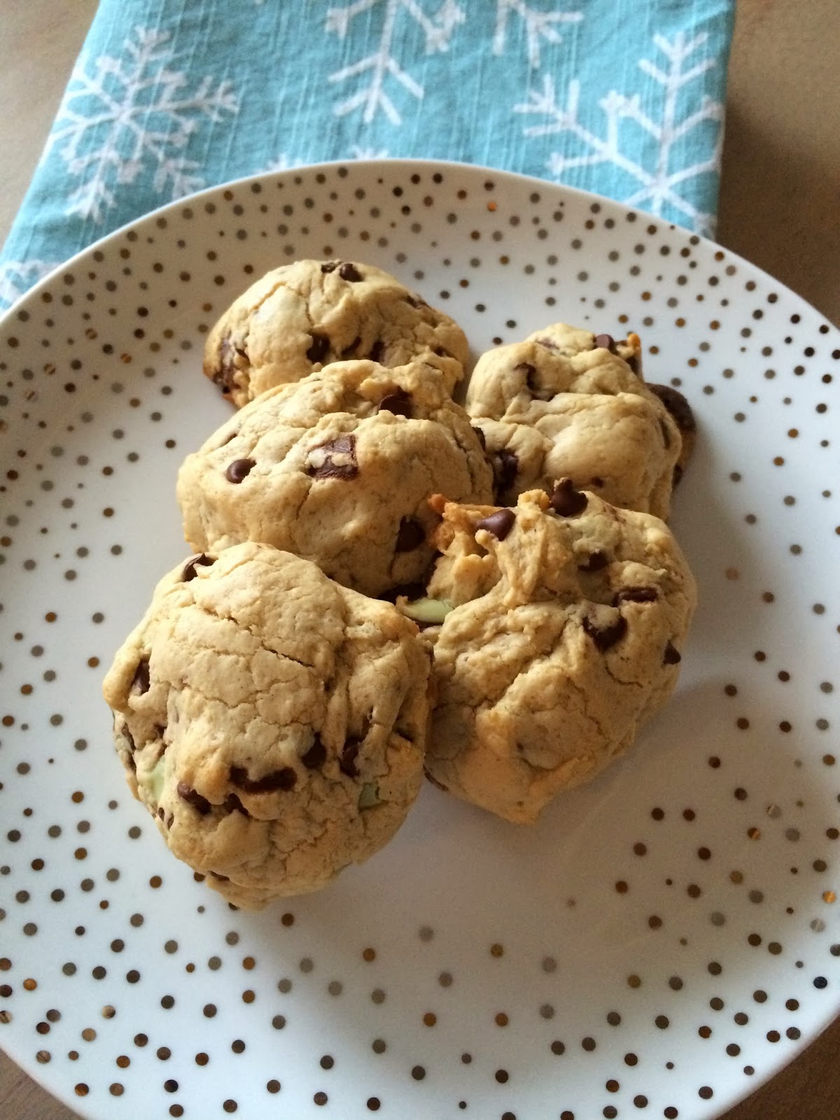 Delectably GlutenFree Gluten Free Andes Mint Chocolate Chip Cookies