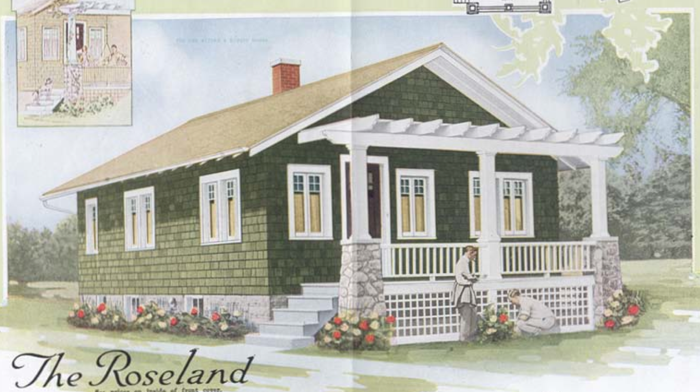 Laurelhurst Craftsman Bungalow Aladdin Kit Homes