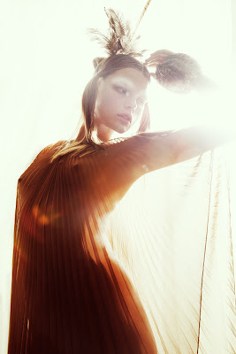 bekah jenkins model, boho beauty, tribal makeup