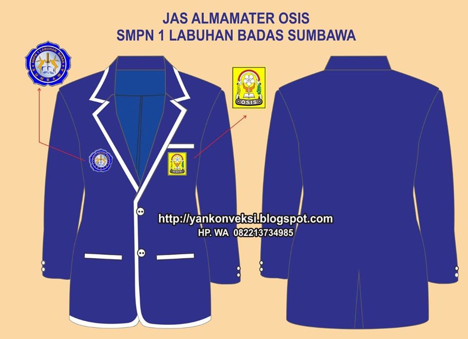 JAKET ALMAMATER OSIS SMP