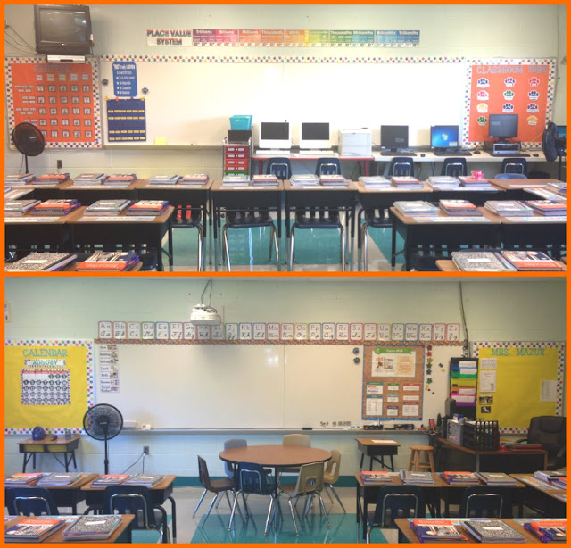 Read about how I set up and organized my classroom for the first day of school.  