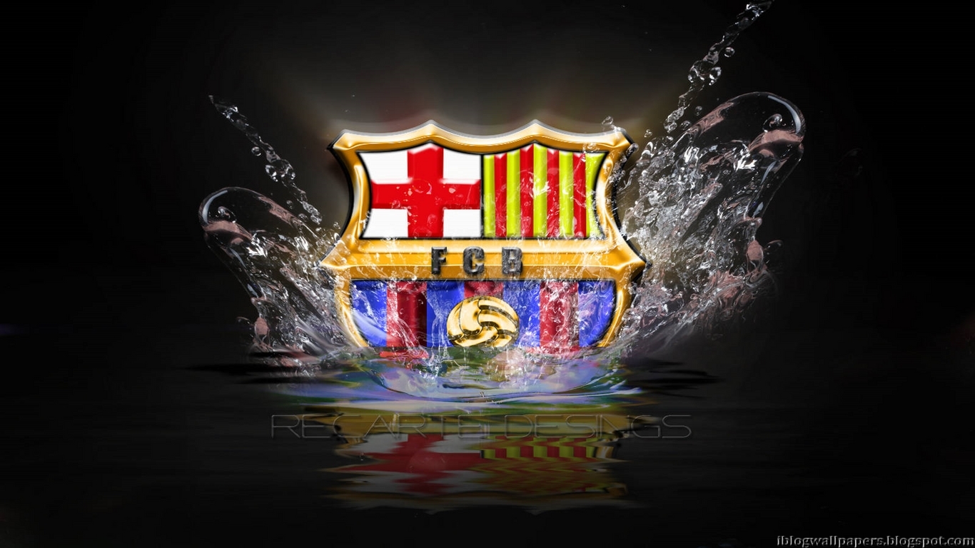 FC Barcelona Logo Wallpapers New Collection #3 | Free Download Wallpaper1366 x 768