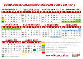 Calendario 2017-2018