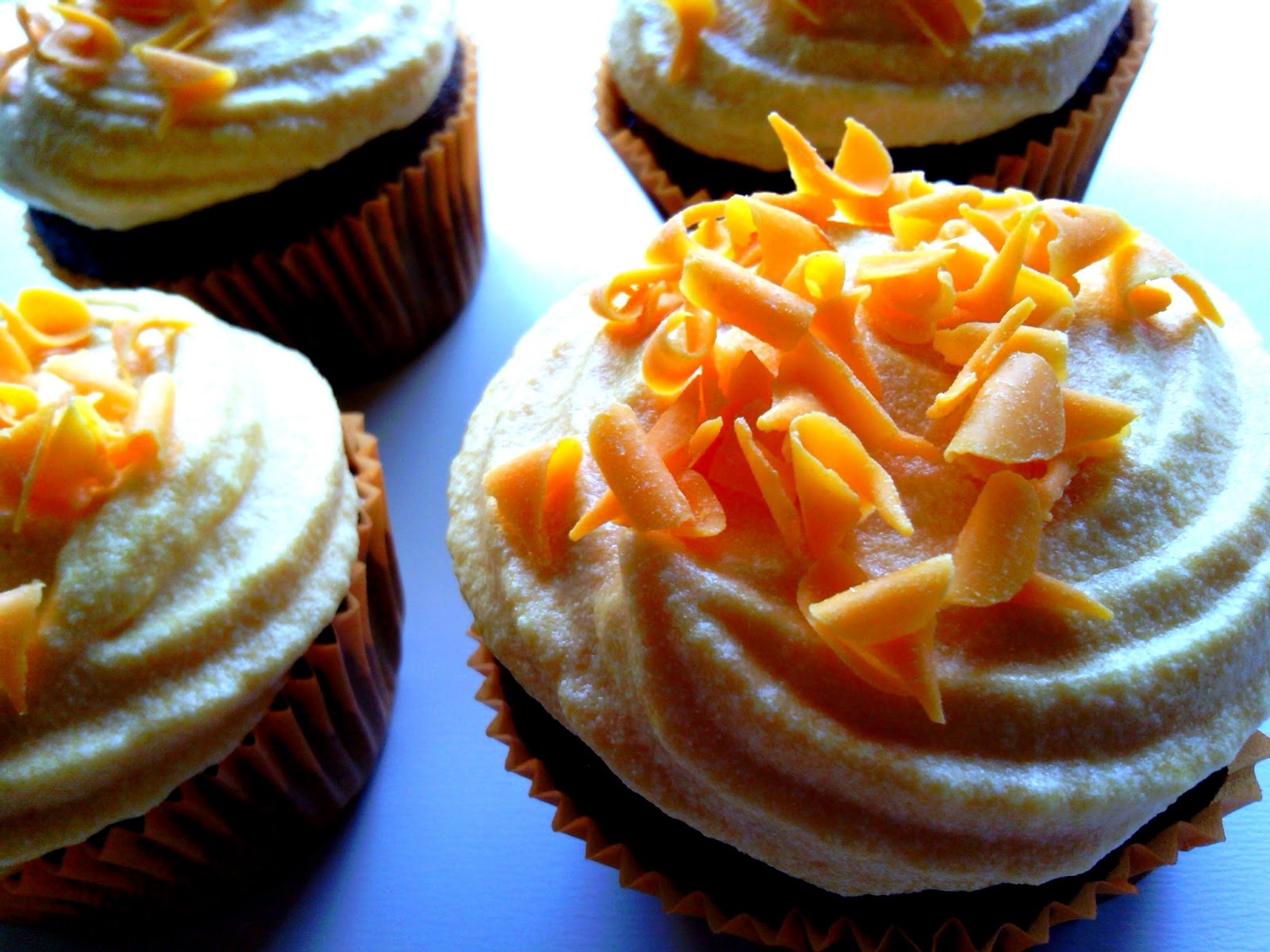 Dulcetopía Cupcakes Lidl chocolate y mandarina