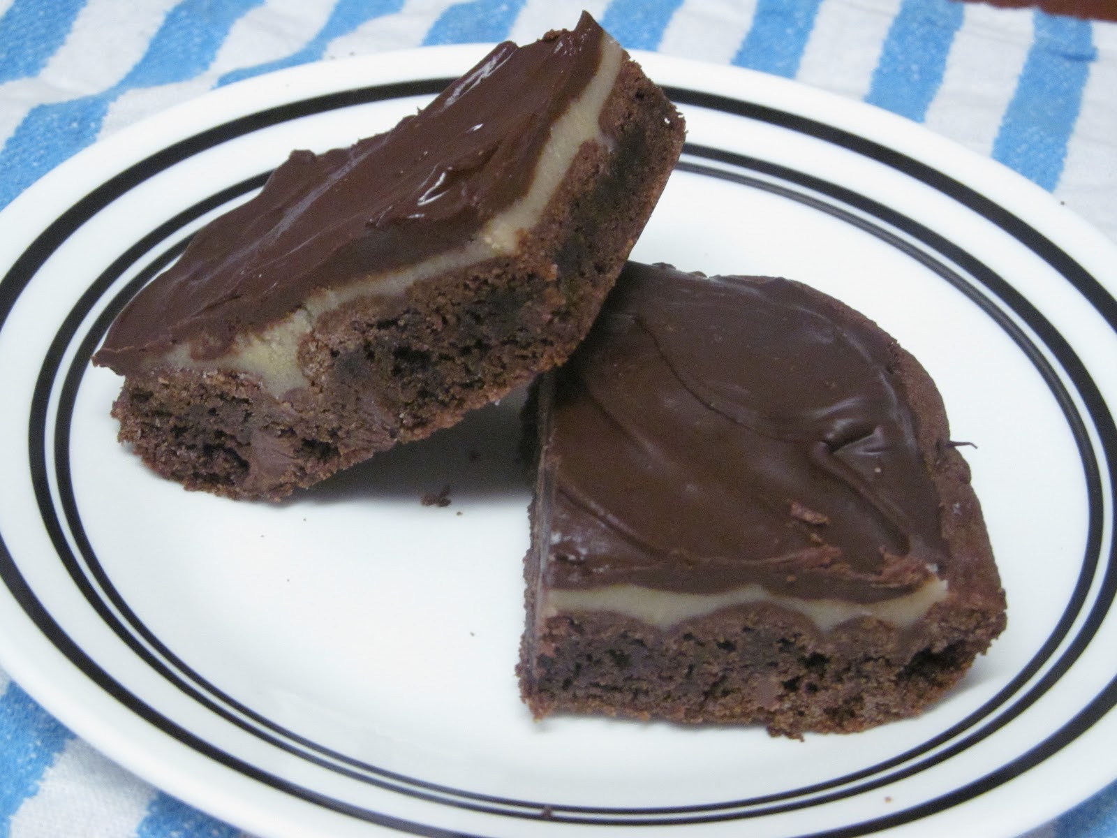 A Crafty Cook Cookie Dough Filled Brownies