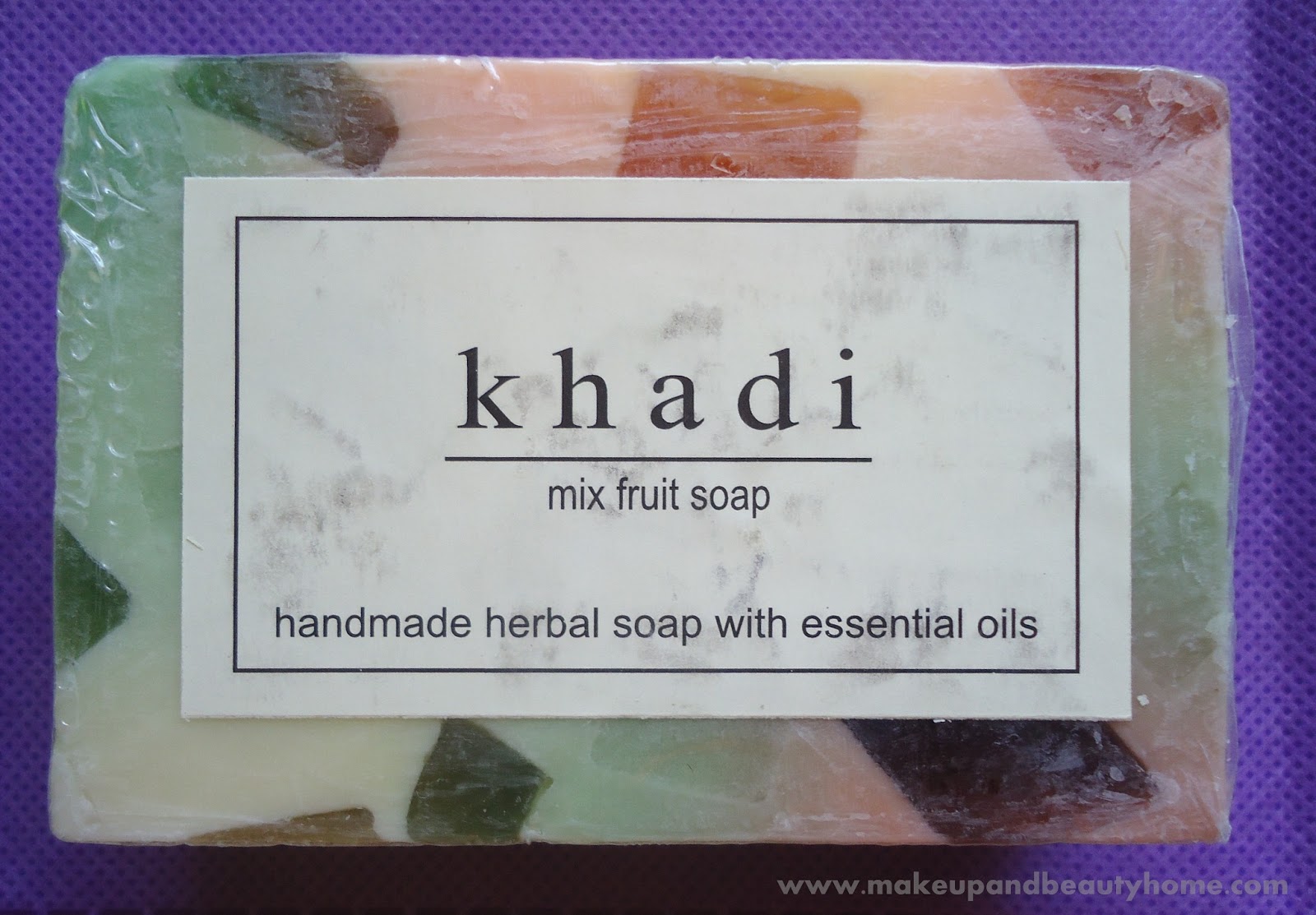 Khadi Mix Fruit Handmade Herbal Soap Review