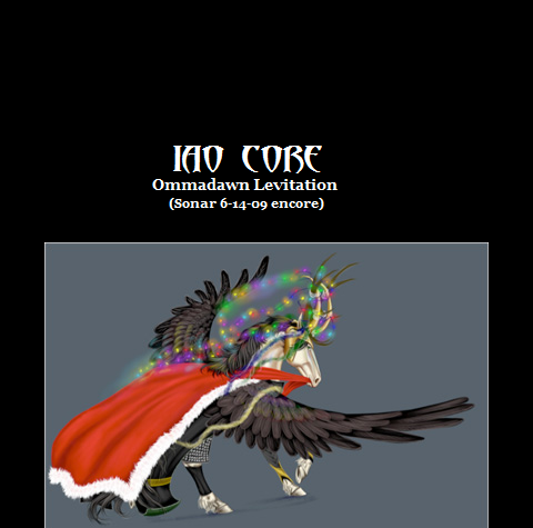 the latest Iao Core Live release from Twoaklund Media