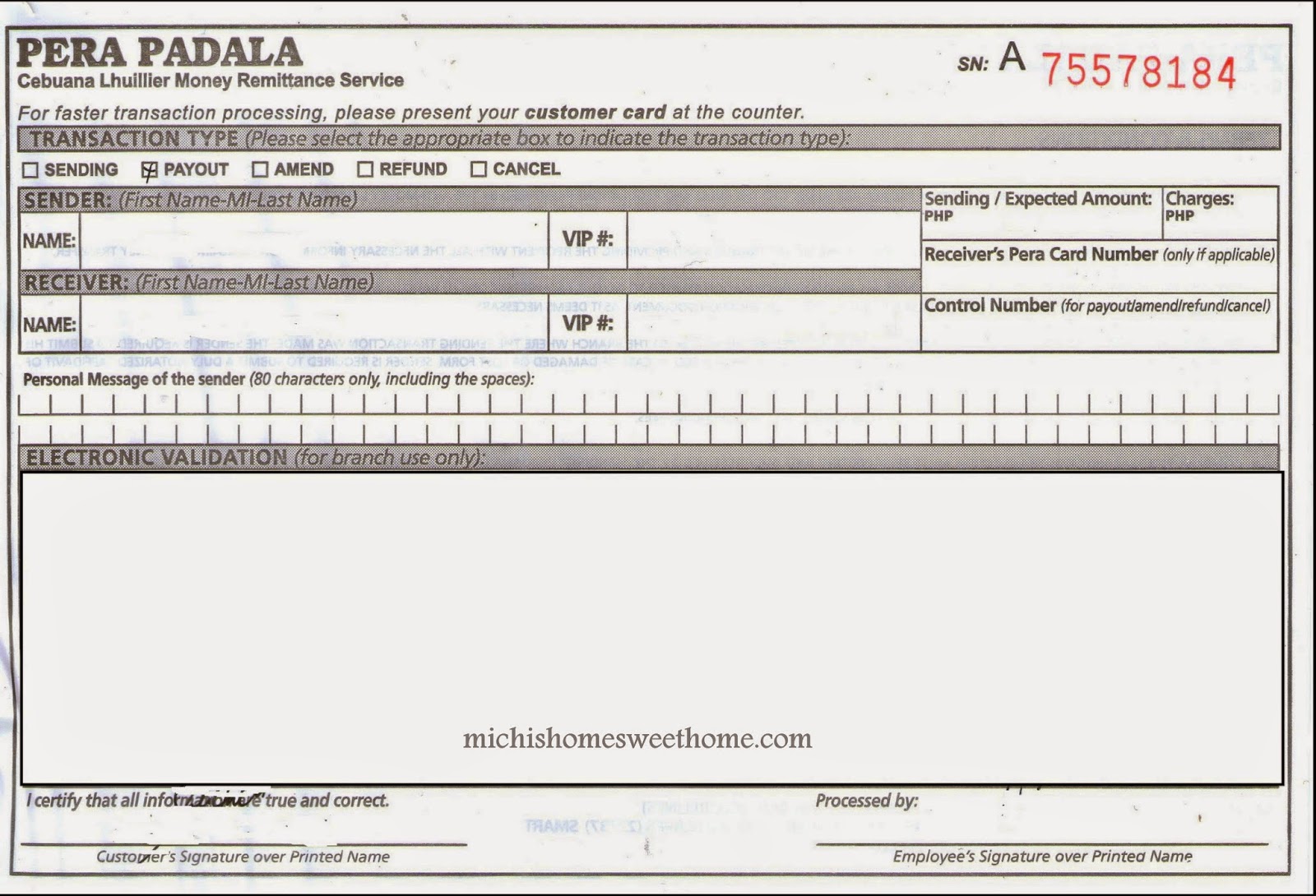 Michi Photostory Cebuana Lhuillier How to Claim Remittance