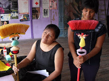 Títeres realizados por alumnas del taller de Títeres para Educadores