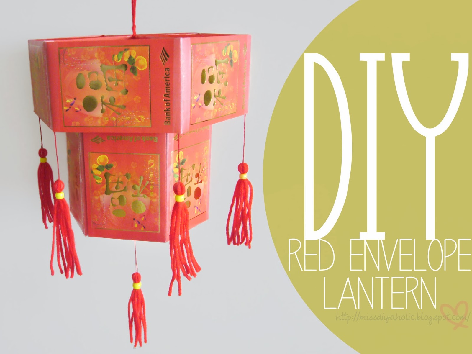 The Wonderful World of DIY DIY Red Envelope Lantern