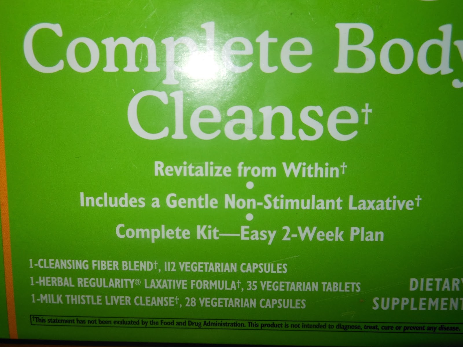 The Deployment Weightloss 365 Complete Body Cleanse Review