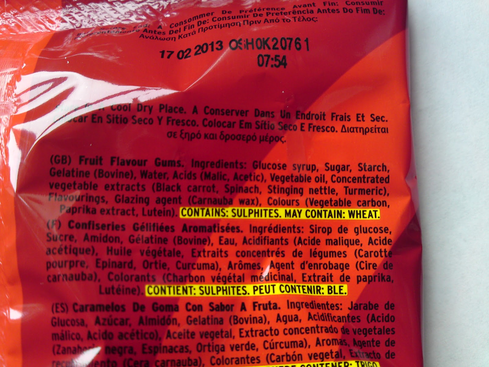 Lactose Free UK Maynards Wine Gums