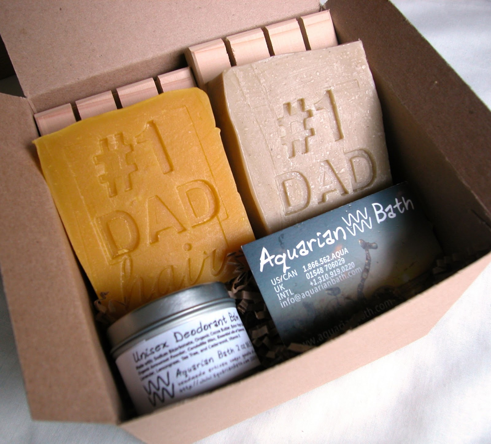 Aquarian Bath 1 DAD Father's Day Soap Sets by Aquarian Bath