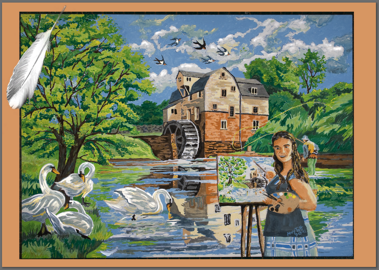 Mary's Detroit Photoblog Paint by Numbers was invented in DETROIT!! HAH!