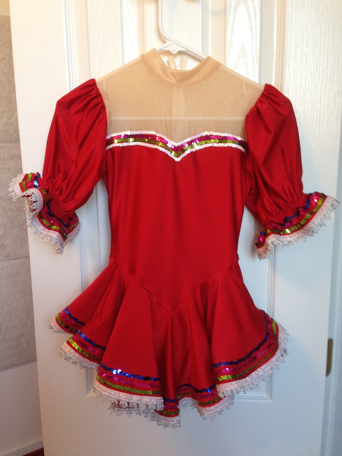 The Patriotic Quilter Ice Skating Costume