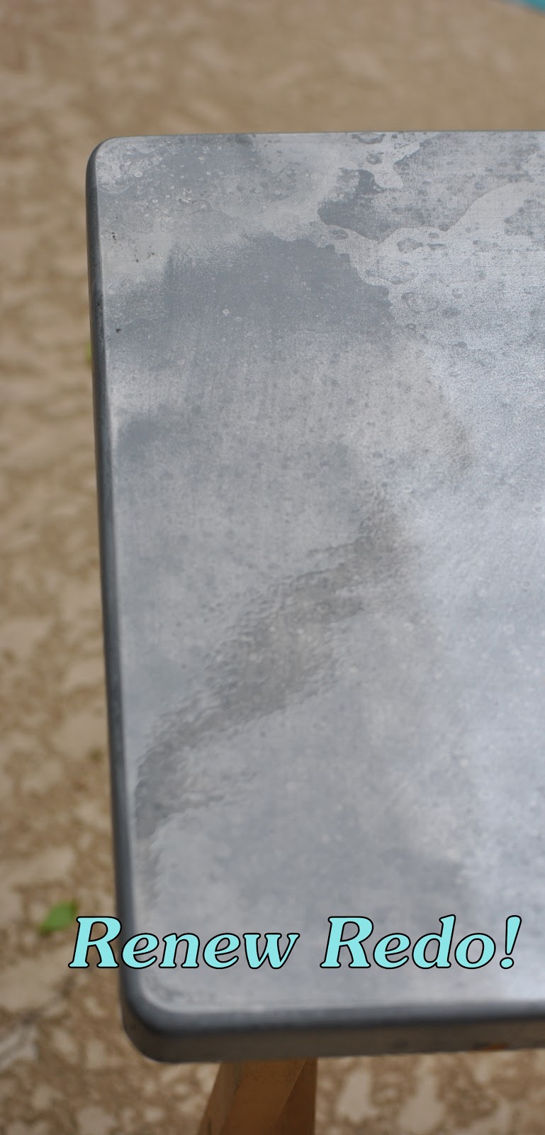 ReNew ReDo! How To Seal Metallic Silver Spray Paint Without It All