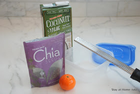 Ingredients for Chia Seed Pudding