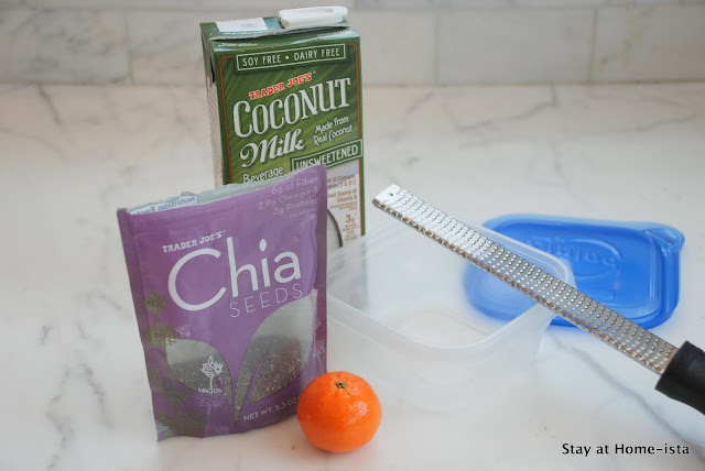 Ingredients for Chia Seed Pudding