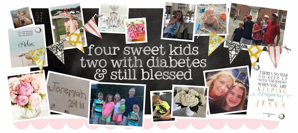 four sweet kids..two with diabetes