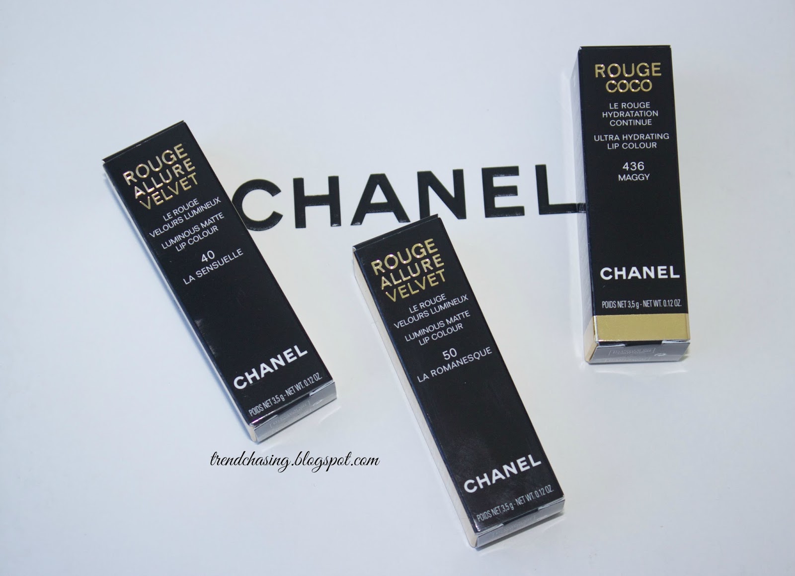 TrendChasing CHANEL LIPSTICKS ROUGE ALLURE VELVET, ROUGE COCO