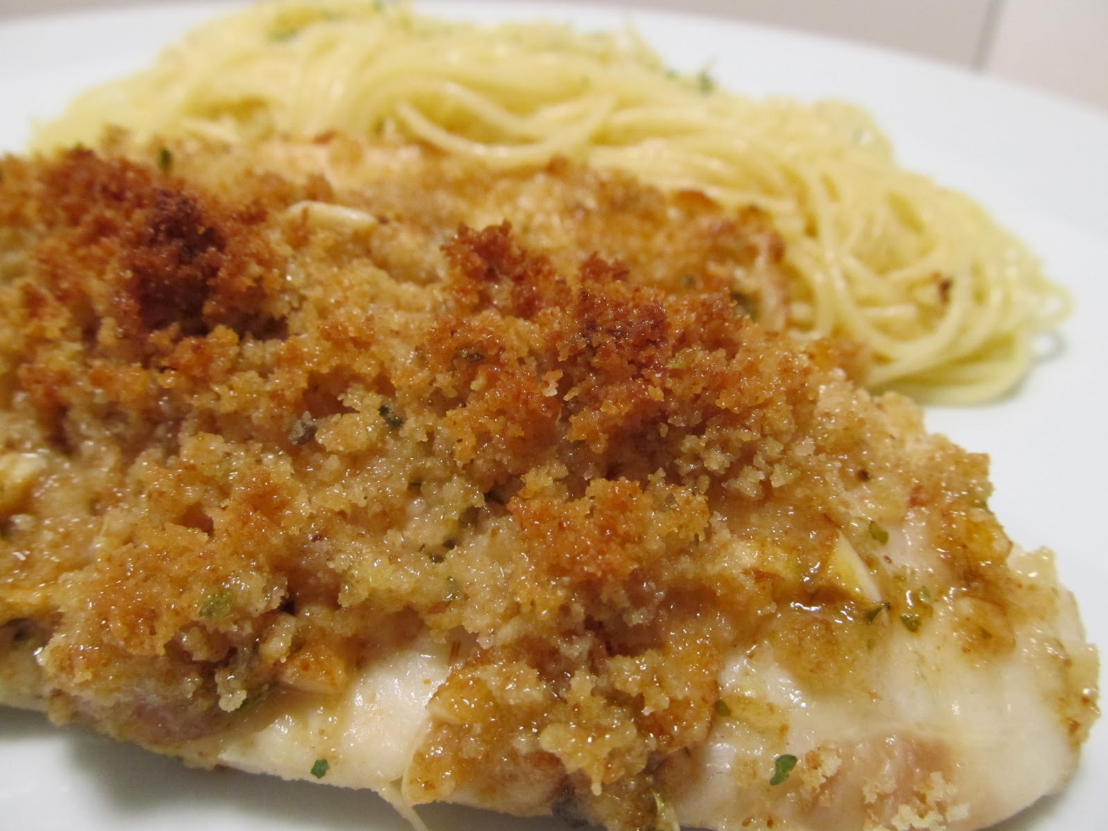 Jenn's Food Journey Baked Tilapia Scampi